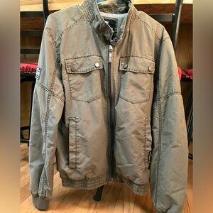 Military style jacket made by SuperDry clothing